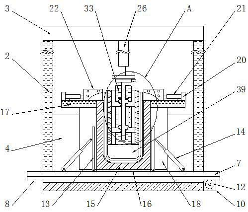 Gas cylinder stamping integrated forming device