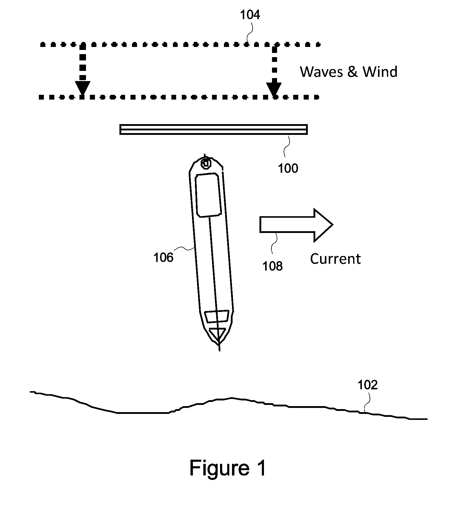 Temporary floating breakwater and causeway with simulated beach and kelp