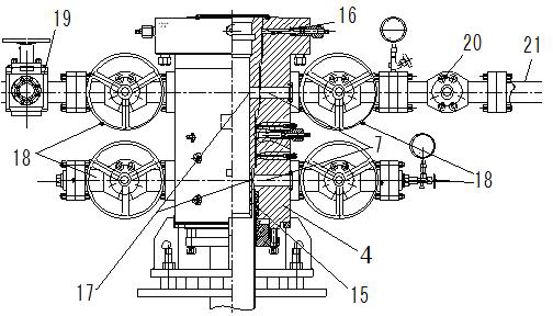 Integrated oil casing head