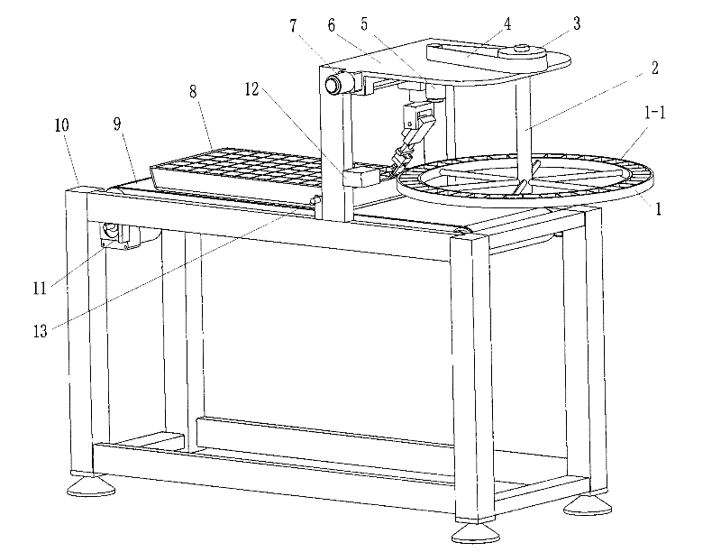 Vision based matching mechanism of fruit and vegetable grafting machine for seedling to be grafted