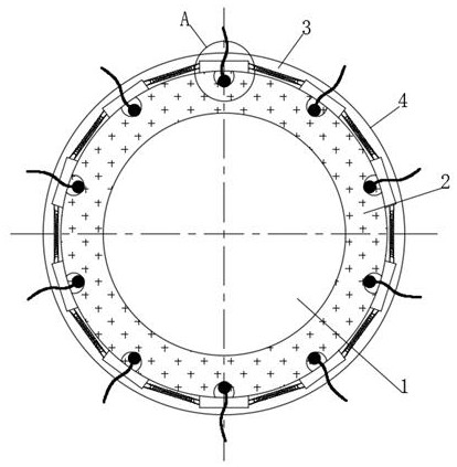 Thermal lodging type low-aging-speed cable