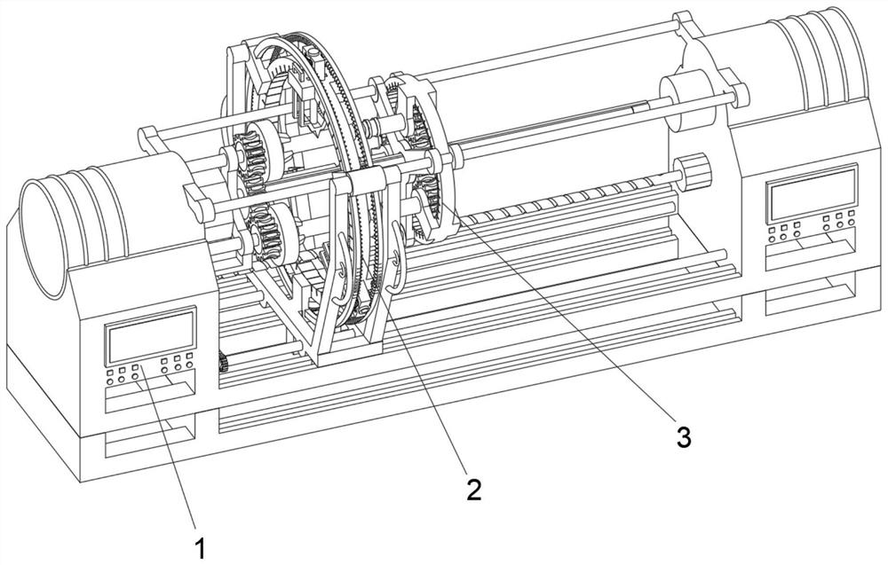 Multi-station worm tooth groove synchronous grinding machine tool