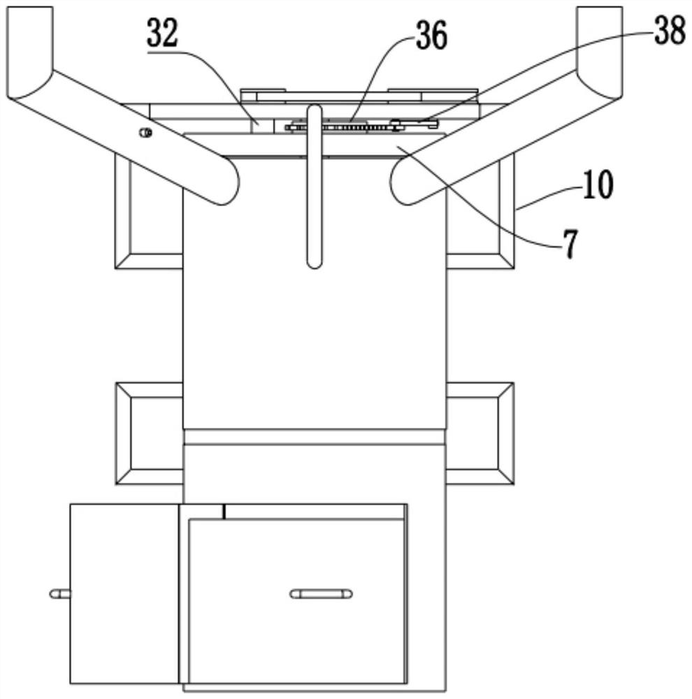 Medium introduction type non-contact magnetic control type sand mixing device for casting processing