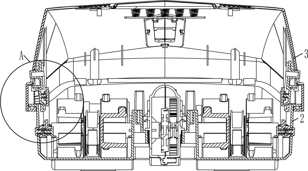 Foot massager with upper cover capable of being lifted for use