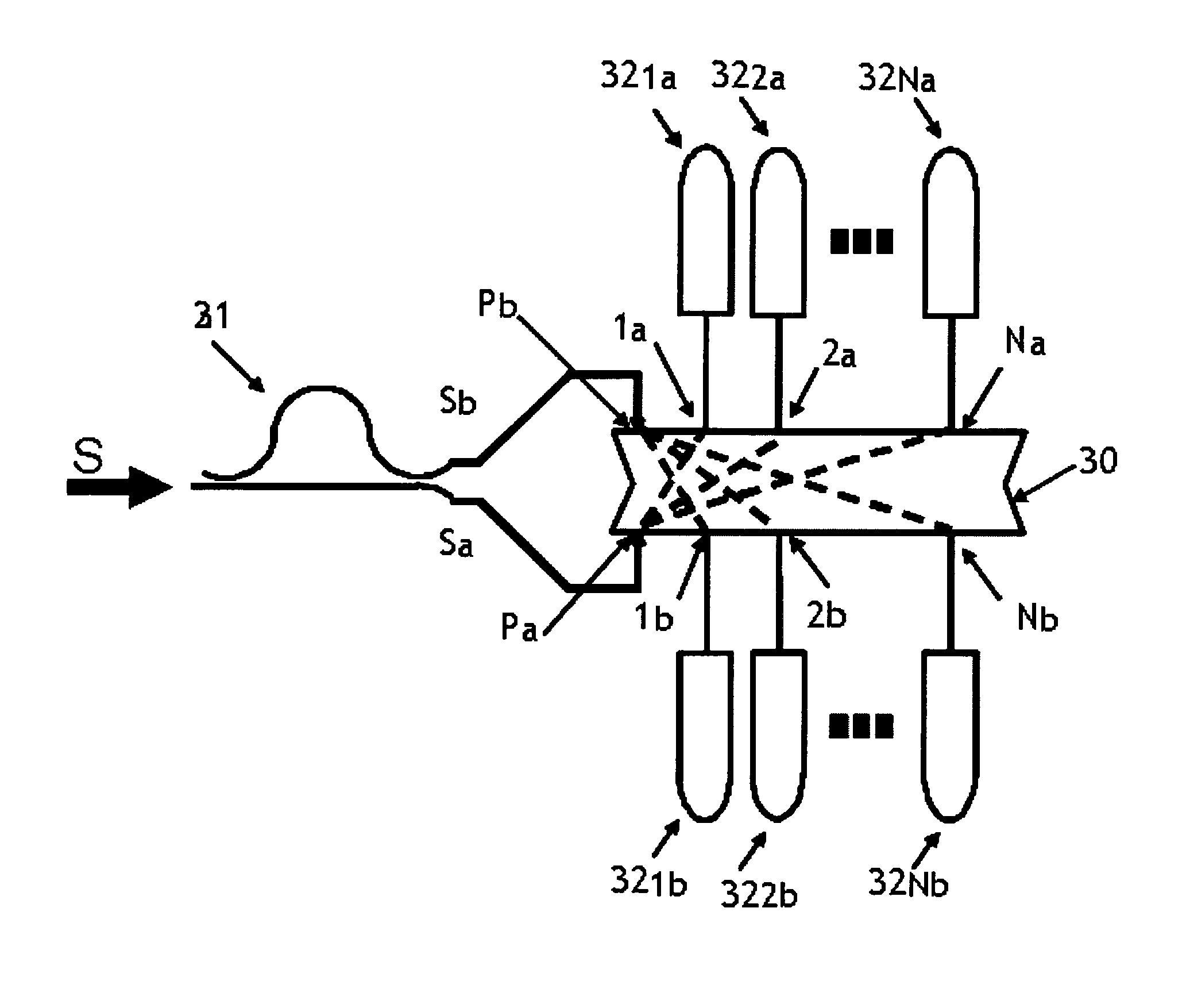 System and method for demultiplexing optical multi-wavelength signals