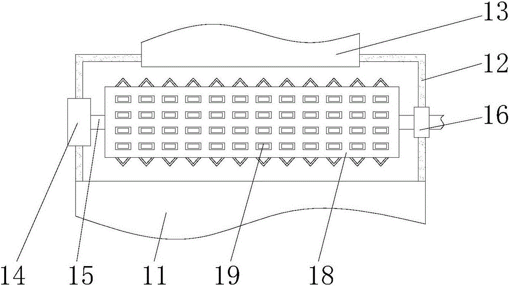 Grain thresher with impurity removing function