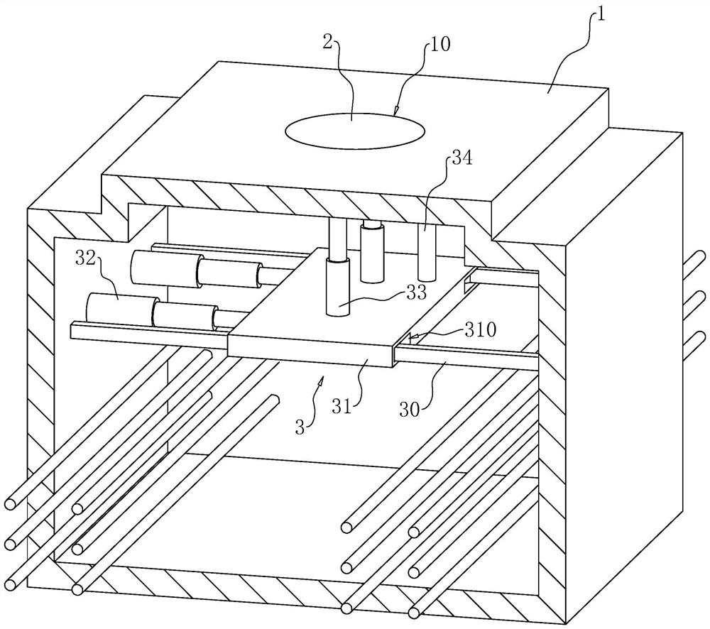 Cable well structure and construction method thereof