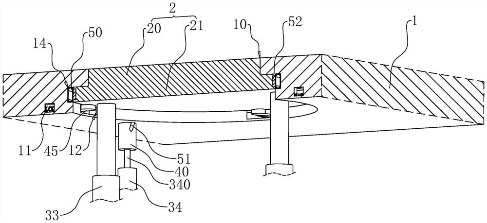 Cable well structure and construction method thereof