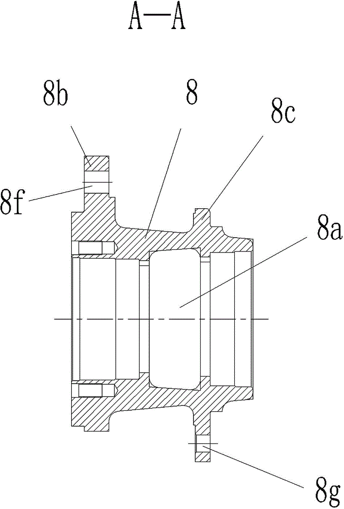 Disk braking system for electric automobile axle assembly