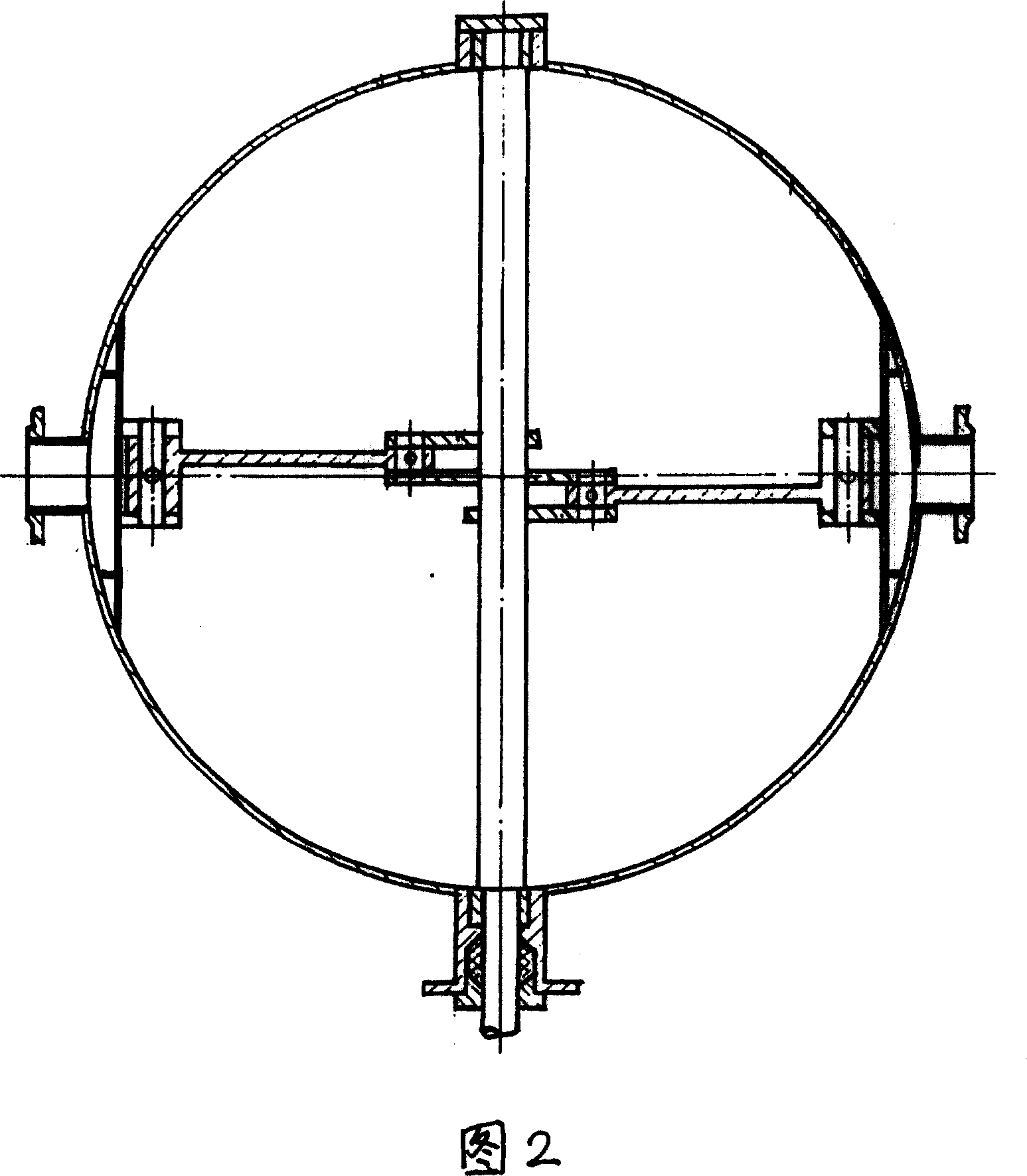 Crank connecting rod type ball net drawing device