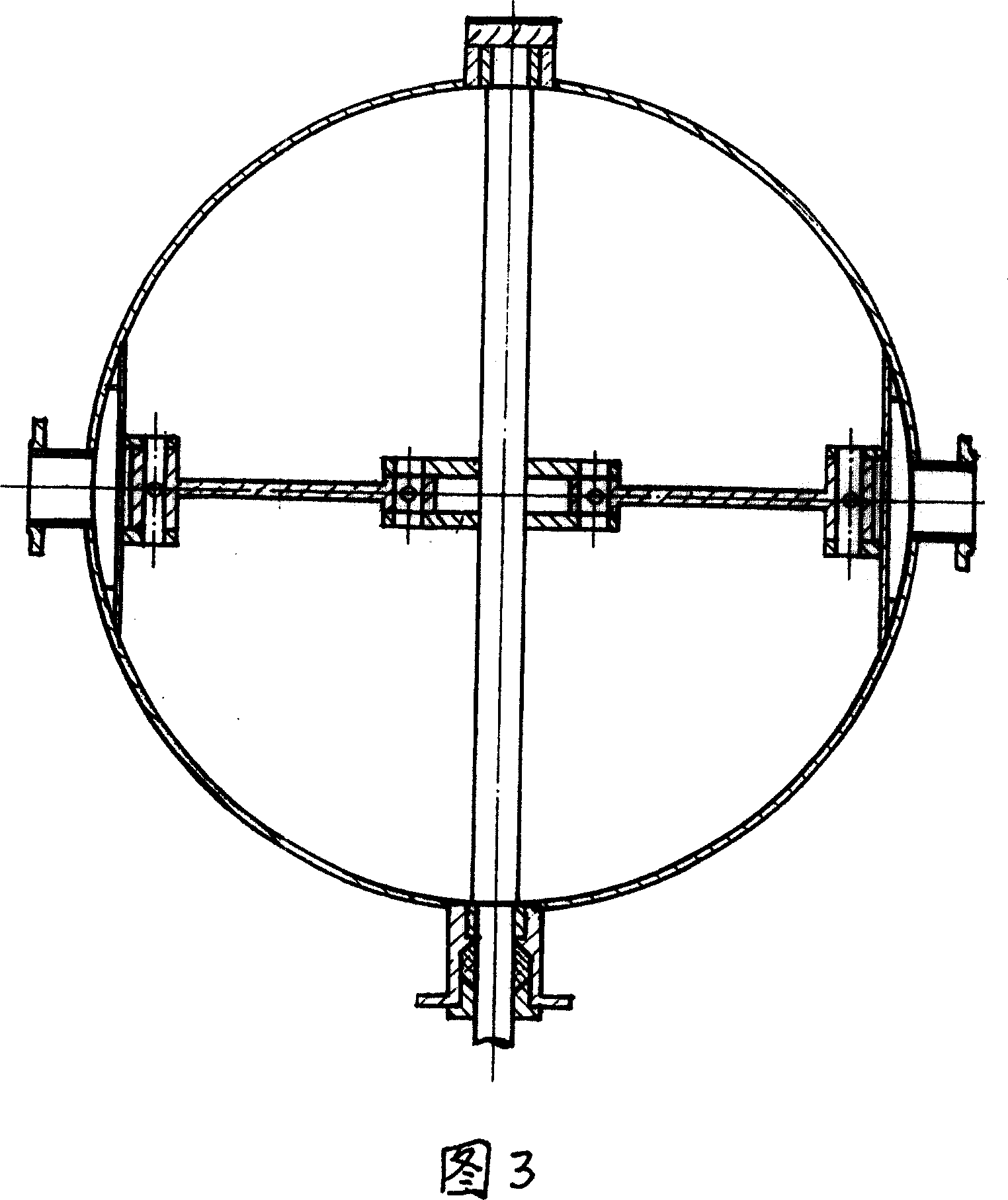 Crank connecting rod type ball net drawing device