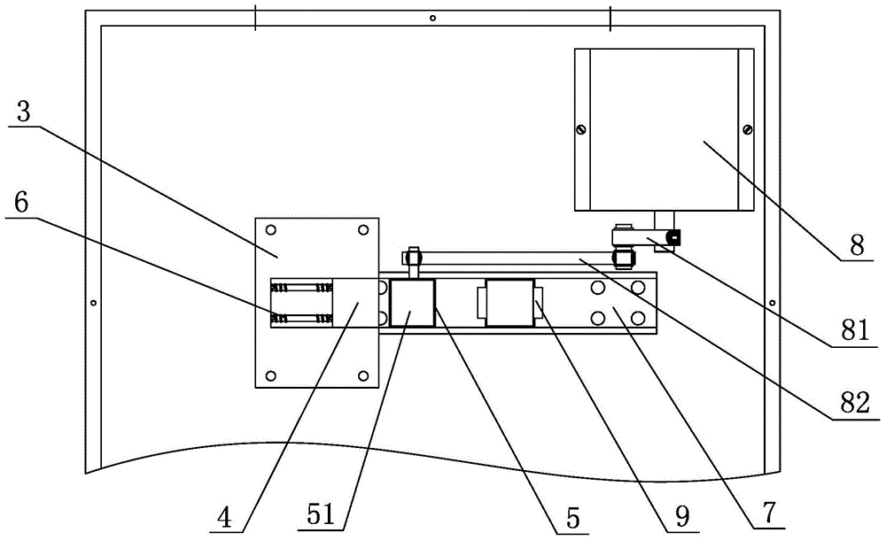 Feedstuff feeding device for breeding crab monomers in frames