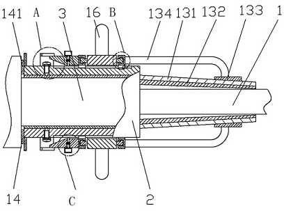 Anti-drop cable connecting mechanism