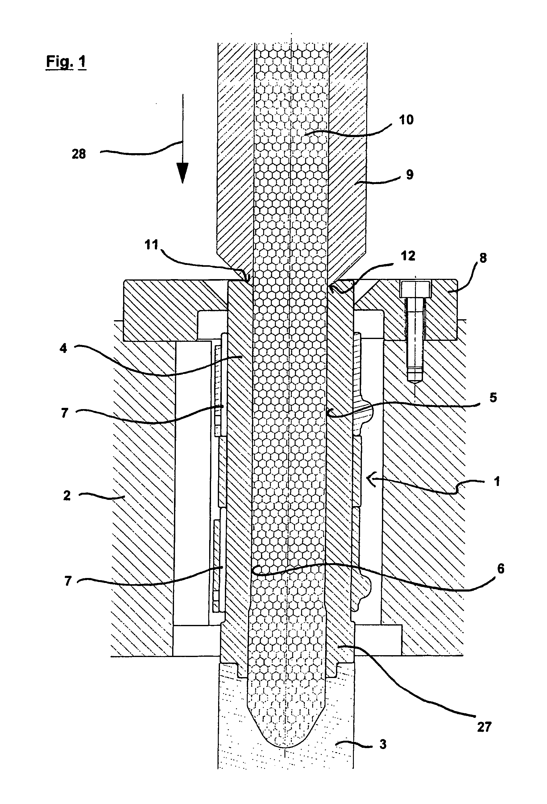 Decompression sprue bush and decompression machine nozzle