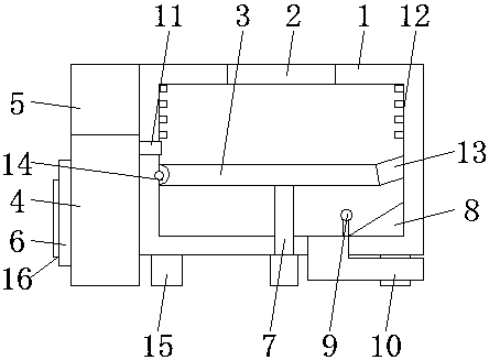 Efficient garbage combustion furnace enabling ash to be taken out conveniently