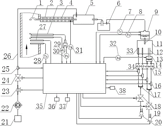 Pollution source fine particulate matter dilution sampling method and device