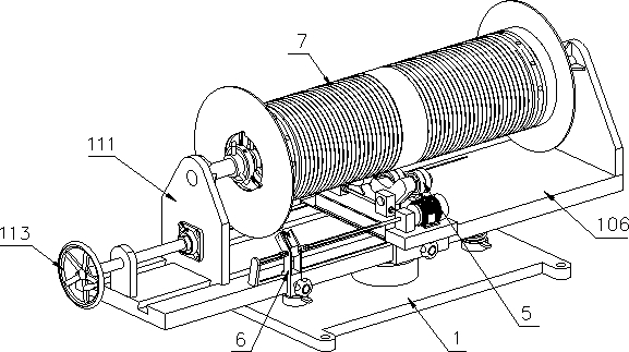 Auxiliary welding tool for flange of winding drum