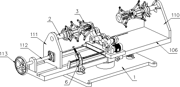 Auxiliary welding tool for flange of winding drum