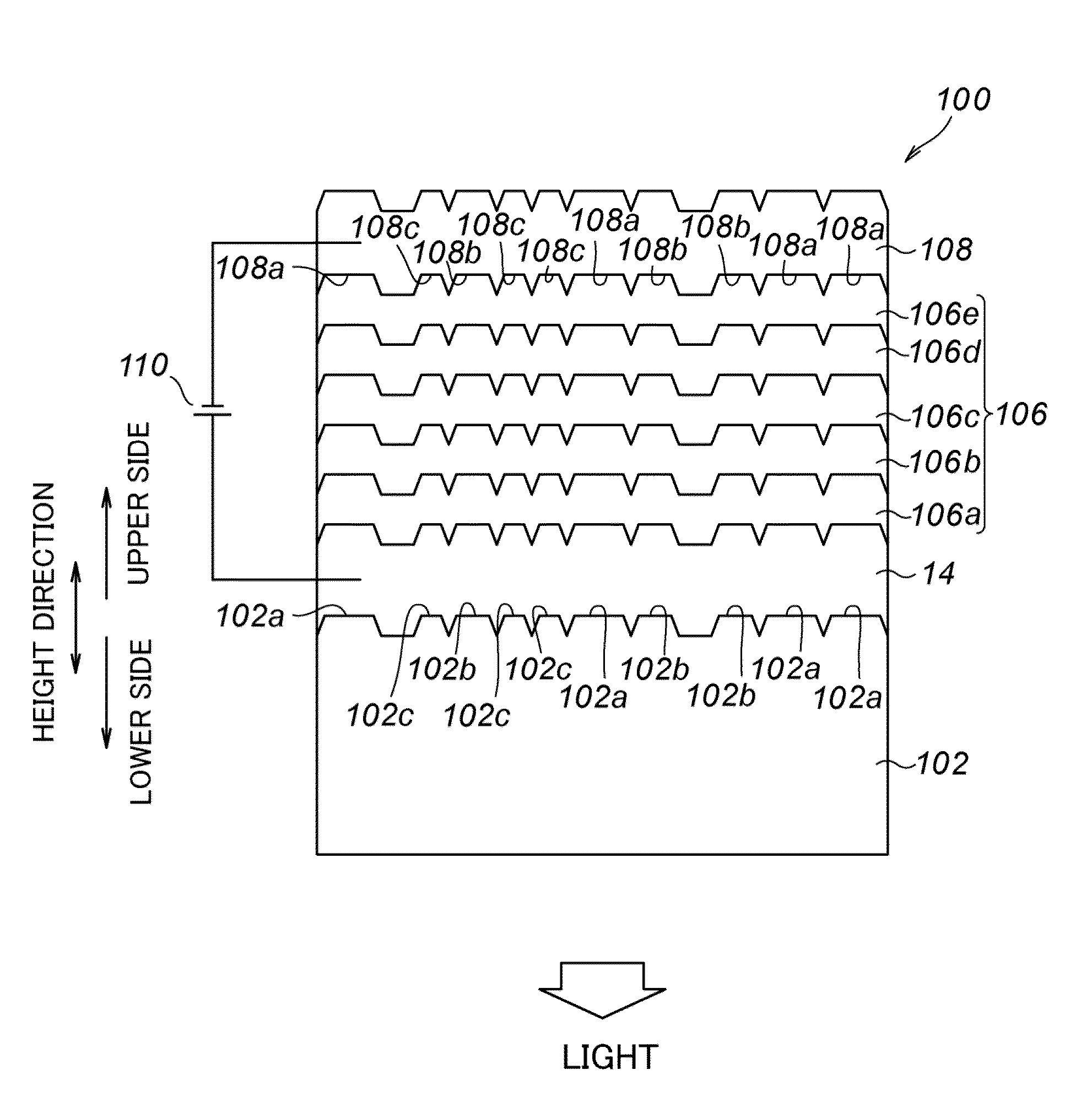 Organic light emitting diode, manufacturing method for organic light emitting diode, image display device, and illumination device