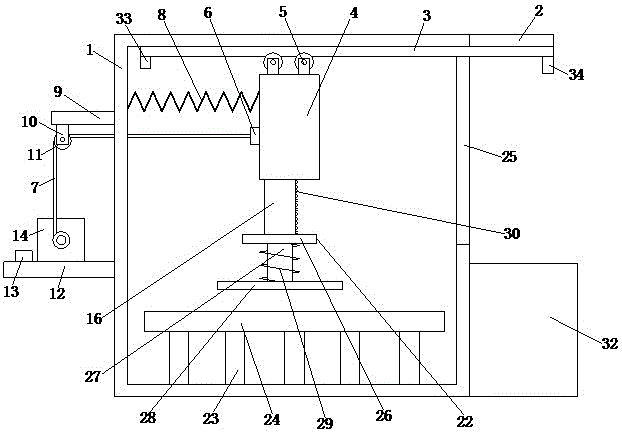 Impurity adsorption device for production of pesticide