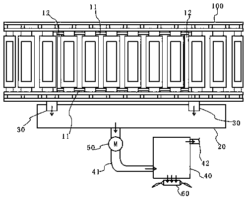 Ingot cooling method and water circulation cooling device specially designed for method