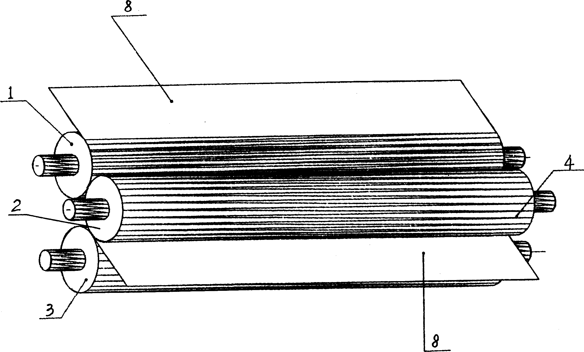 Pressurized water cosmetic cotton and method for manufacturing the same