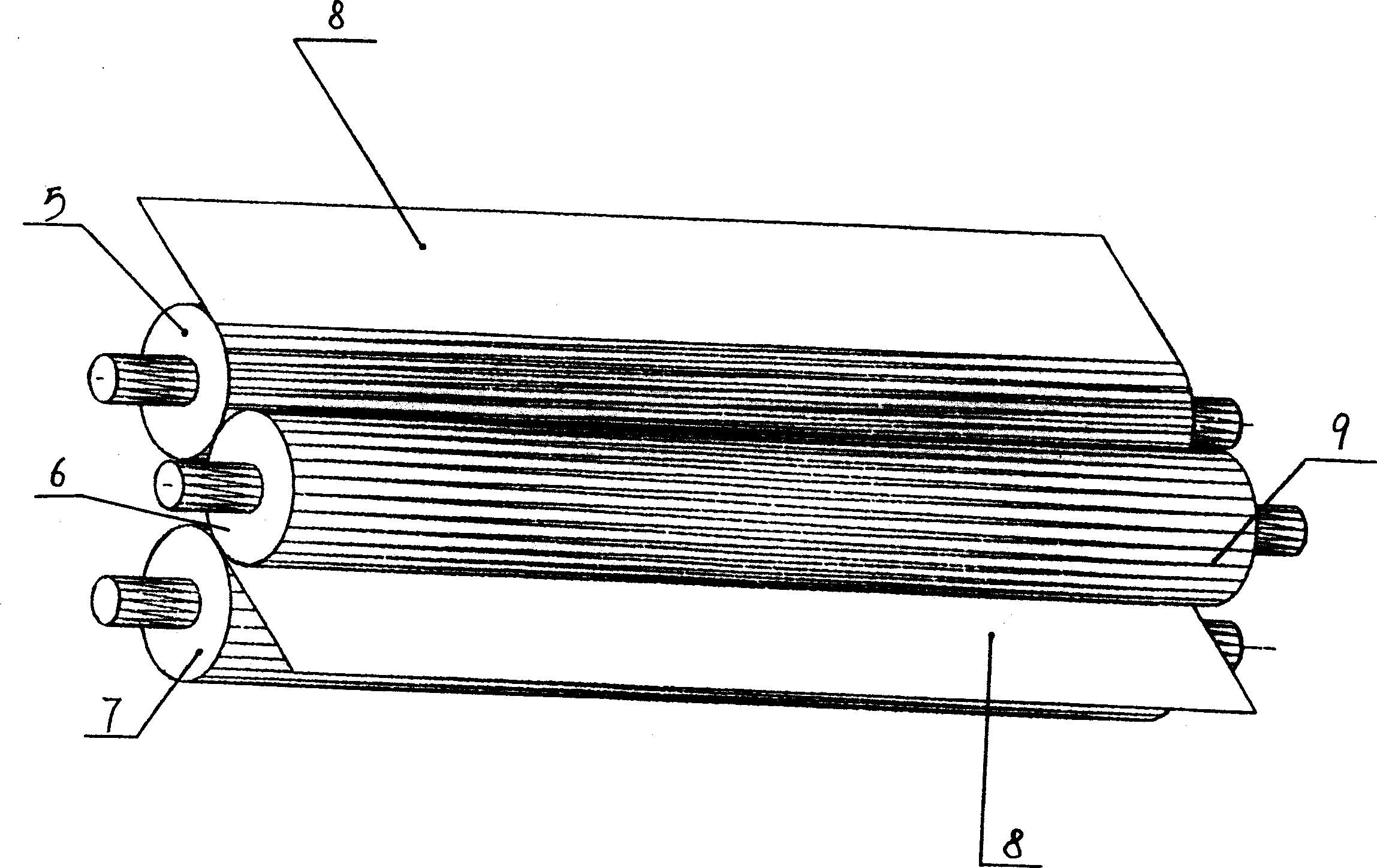 Pressurized water cosmetic cotton and method for manufacturing the same