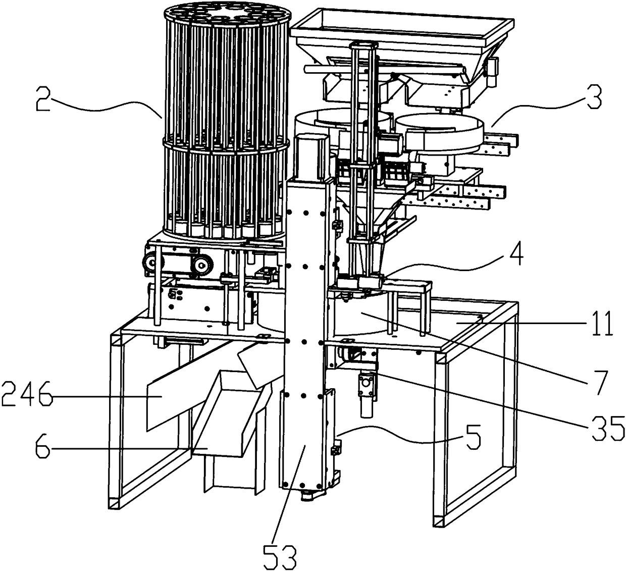 Energy saving and environment protecting type full-automatic canned tea packaging machine