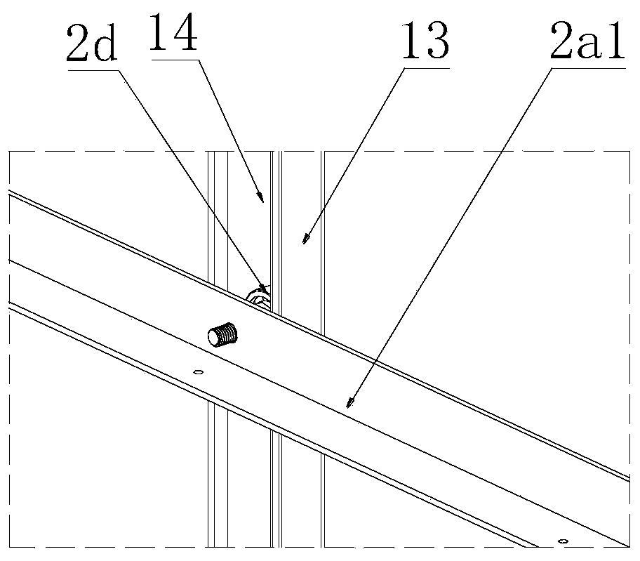 Silkworm breeding device with adjustable working space