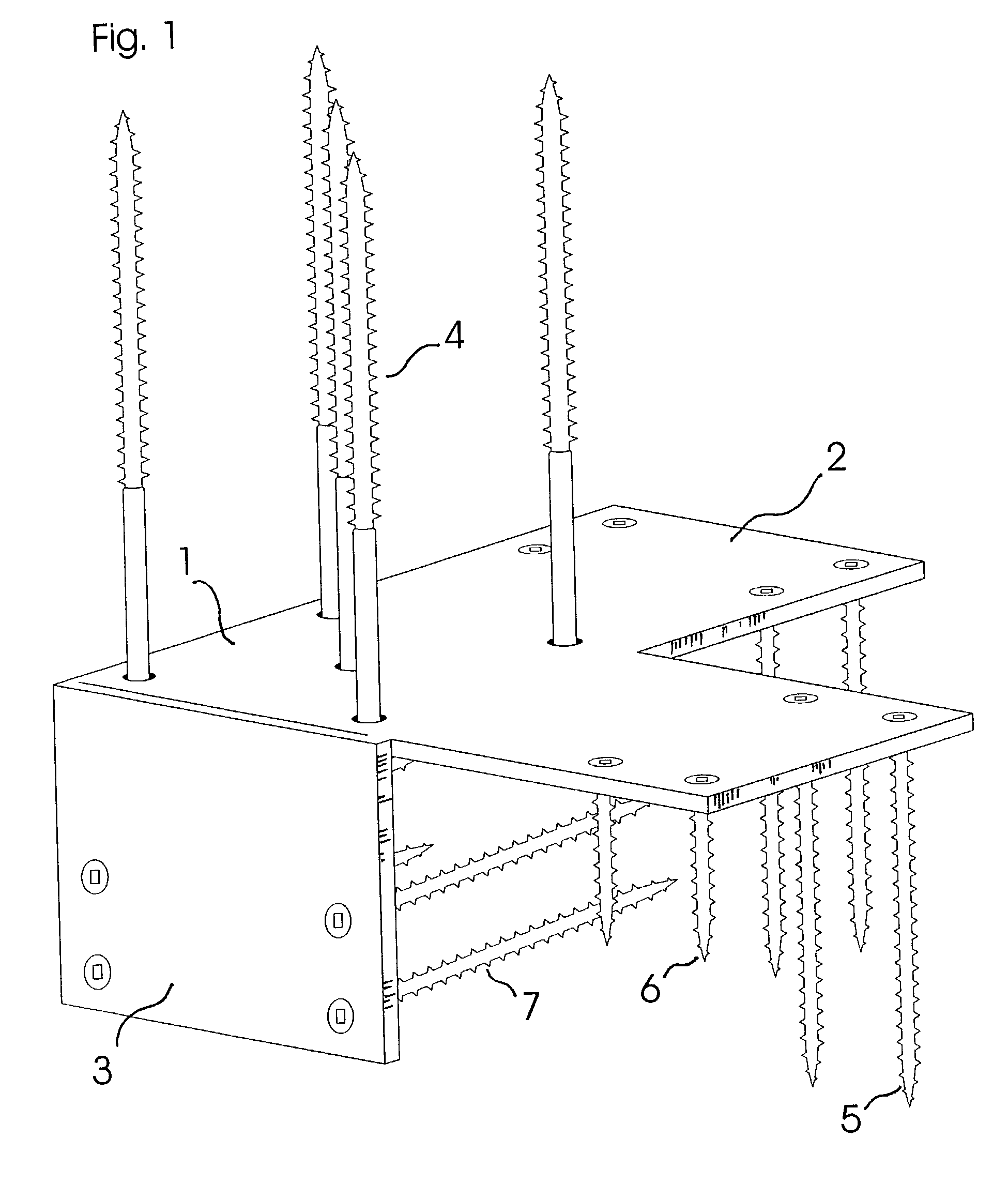 Newel anchorage system