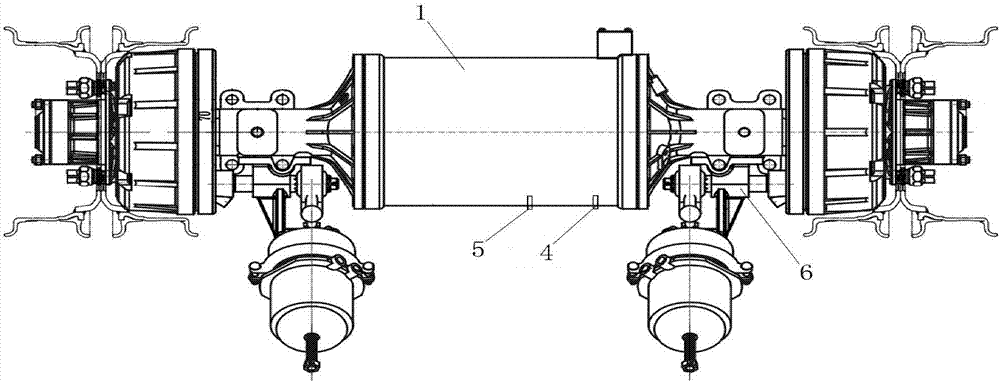 Motor driving axle