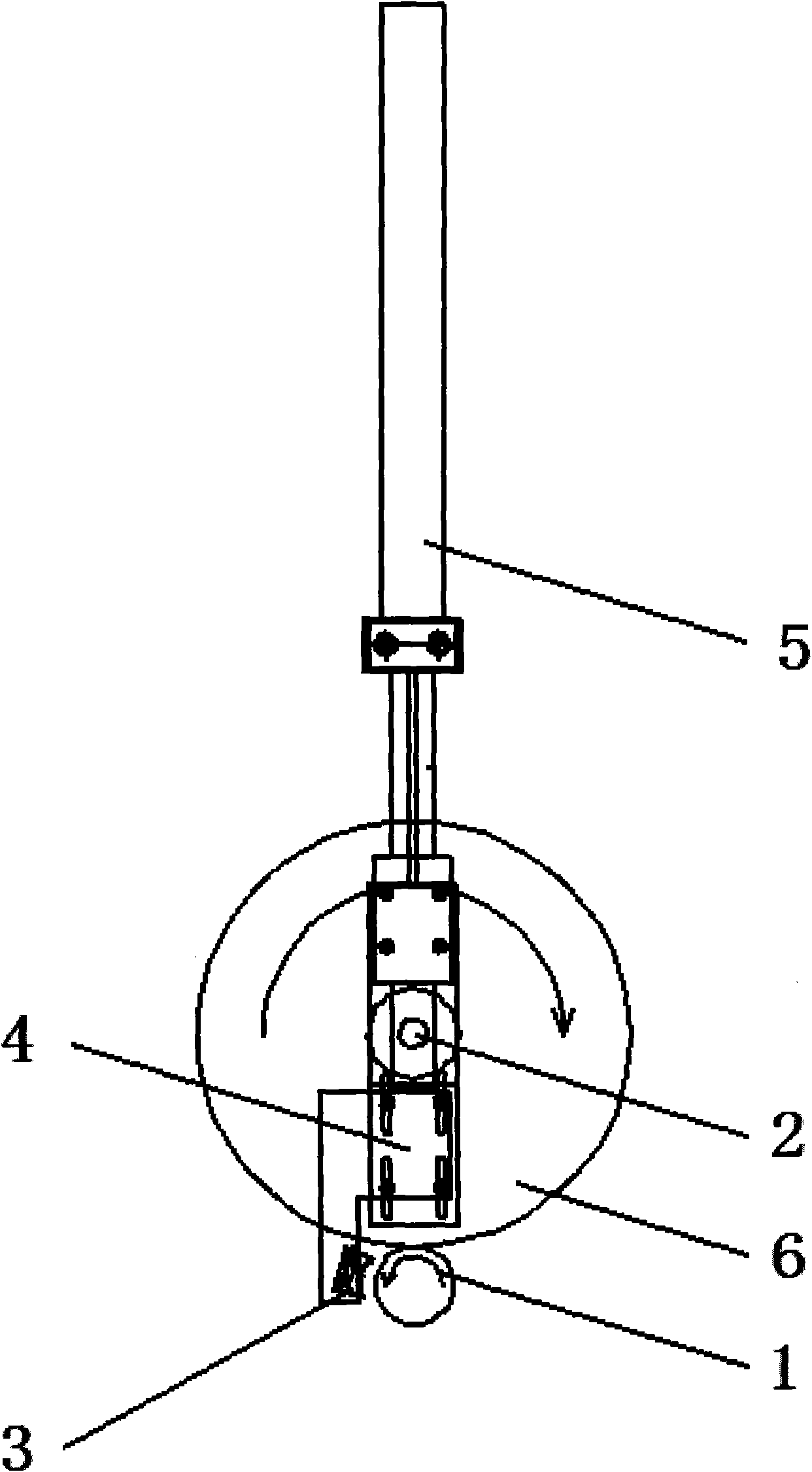 Rolling device of laser drilling machine for thin material