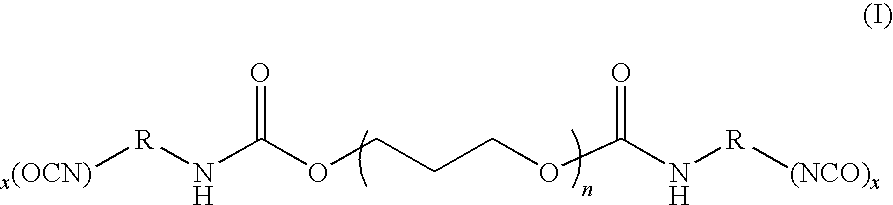 Isocyanate terminated polytrimethylene ether polyol and process for making same