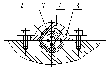 High-efficiency and accurate grooving boring bar and grooving method