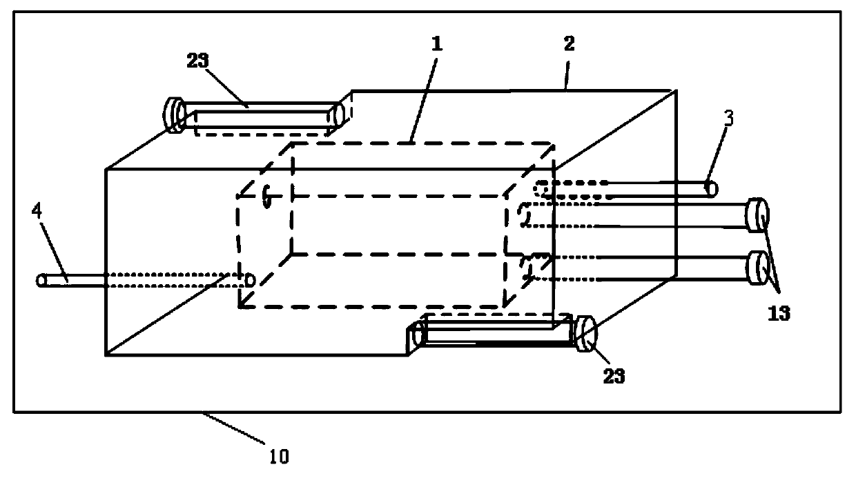 Detection system and detection method for measuring beta-ray generated by radioactive gas