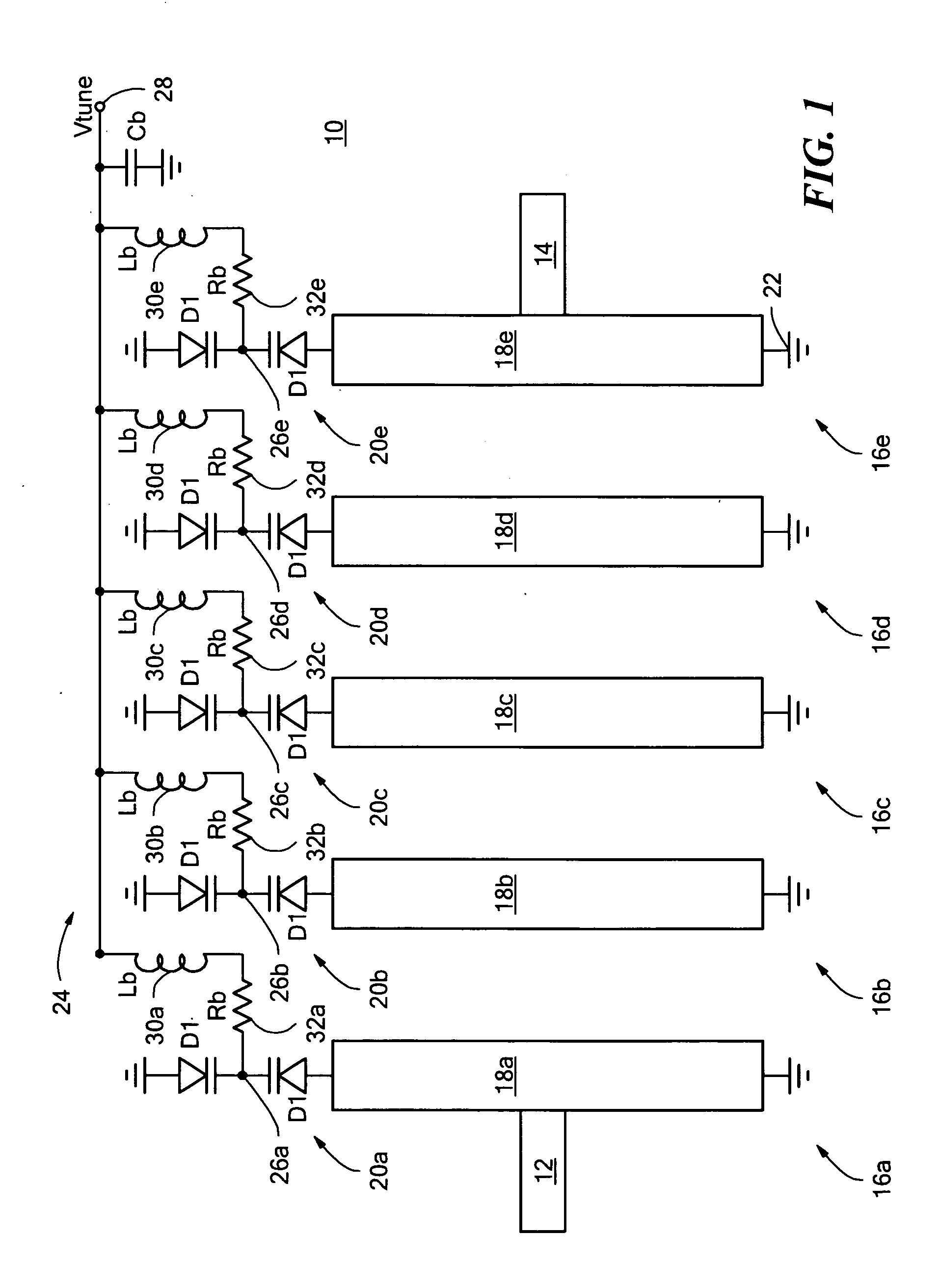 Combline filter