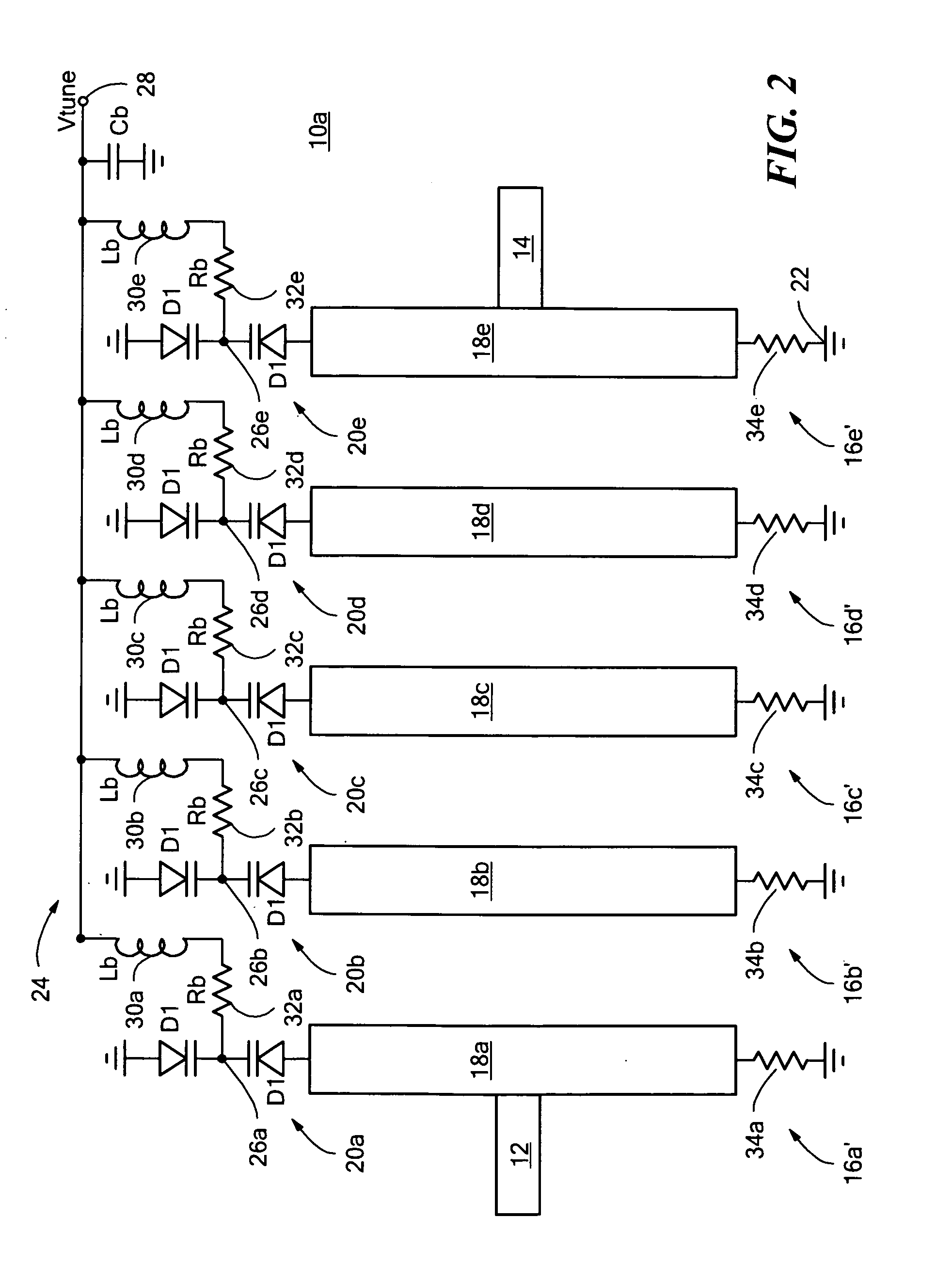 Combline filter