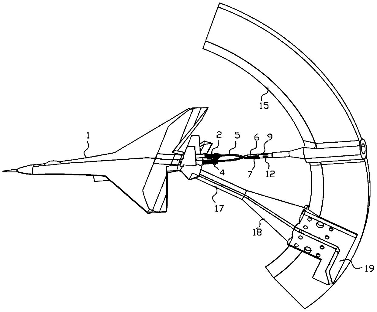 Ventilation model internal resistance supporting and measuring system