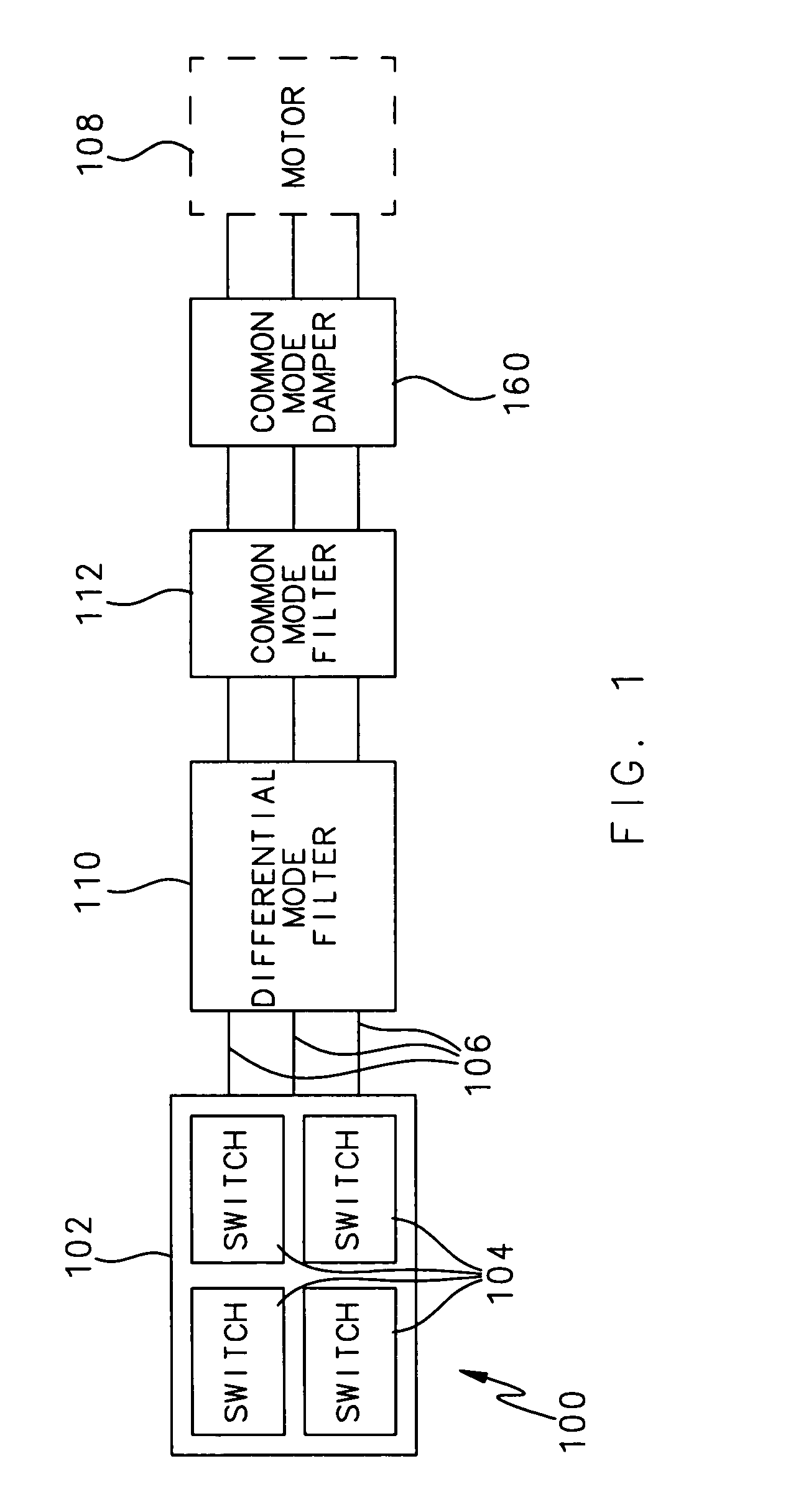 Motor drive with damper