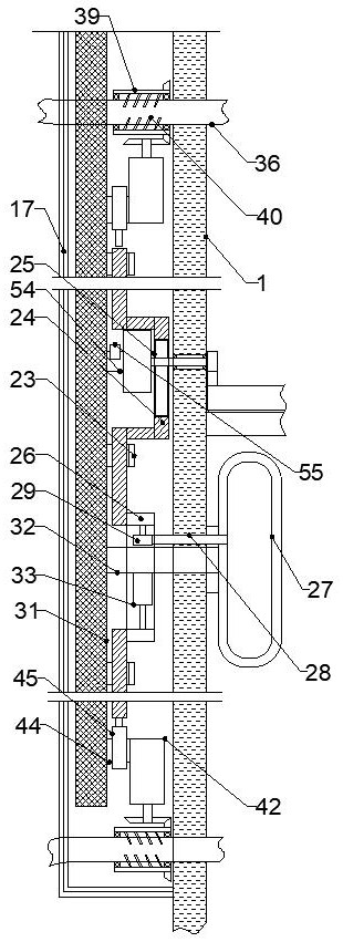 Middle-deep geothermal heat energy conversion device used in winter and summer