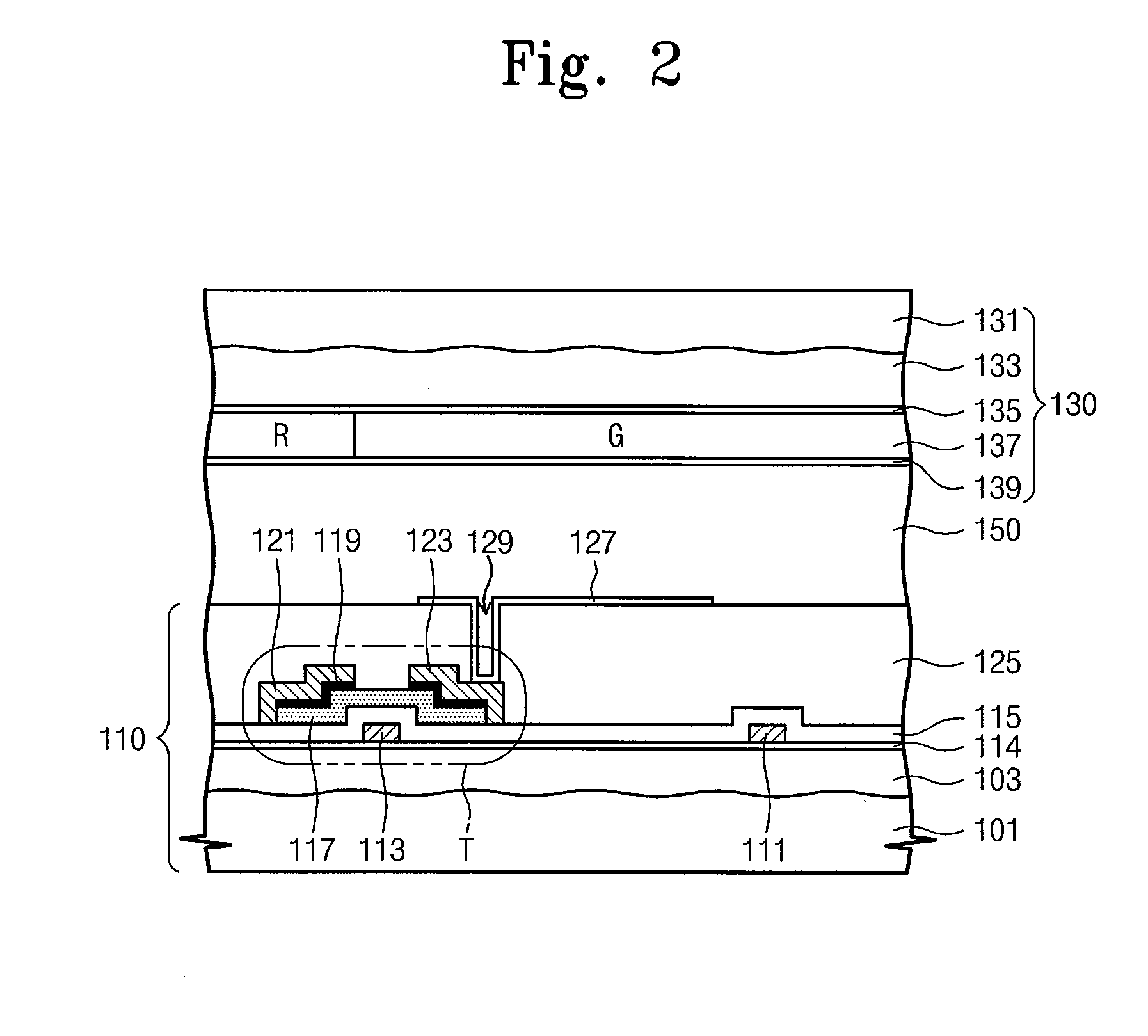 Apparatus having planarized substrate and method of manufacturing the same