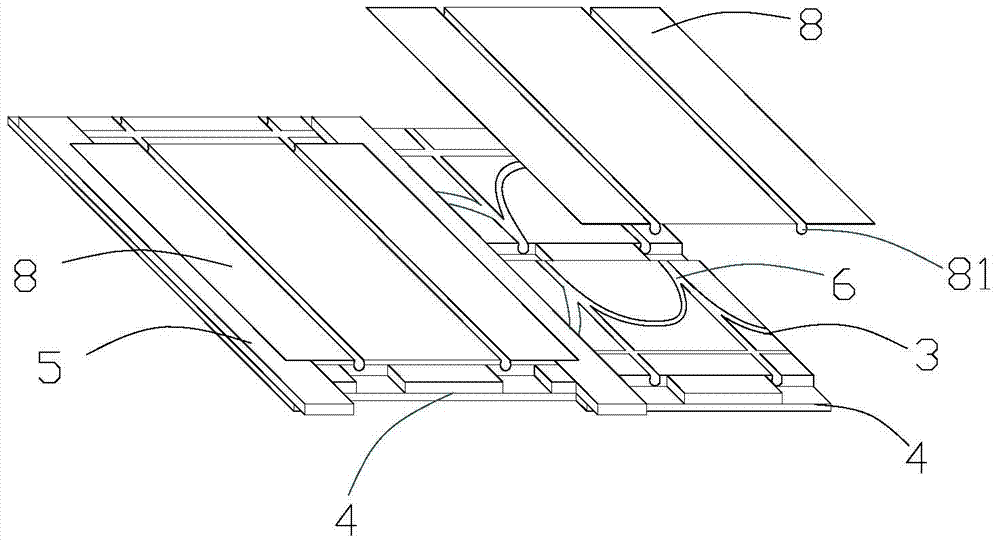 Dry floor heating system