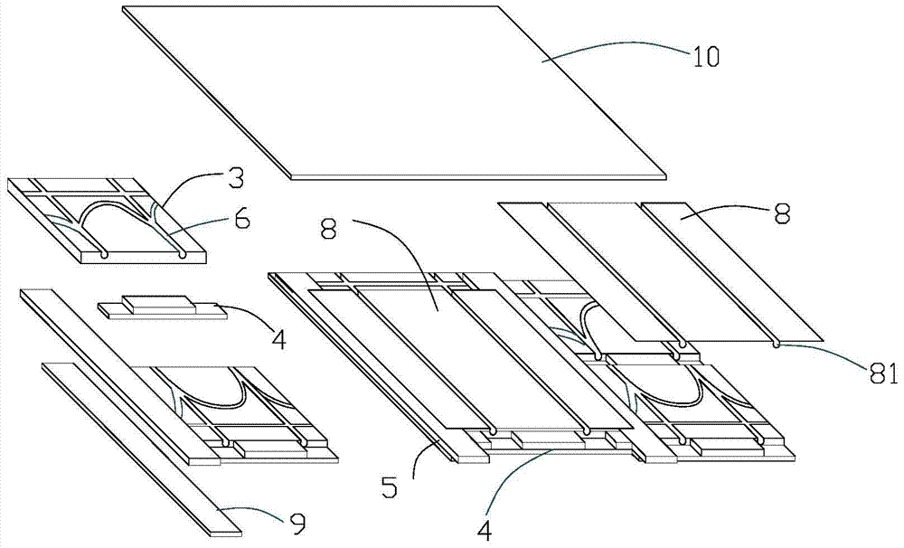 Dry floor heating system