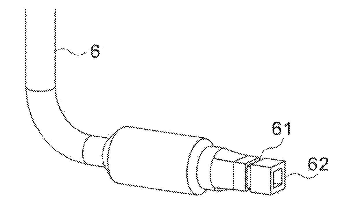 Thermocouple fixing device and temperature measuring apparatus