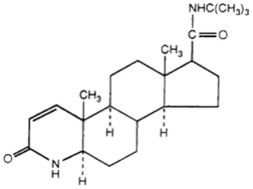 Finasteride tablet for treating hyperplasia of prostate and preparation method of finasteride tablet