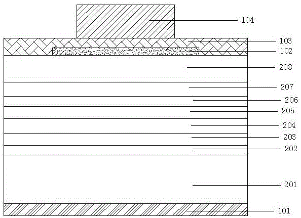 Vertical structure AlGaInP-based light-emitting diode and manufacturing method thereof