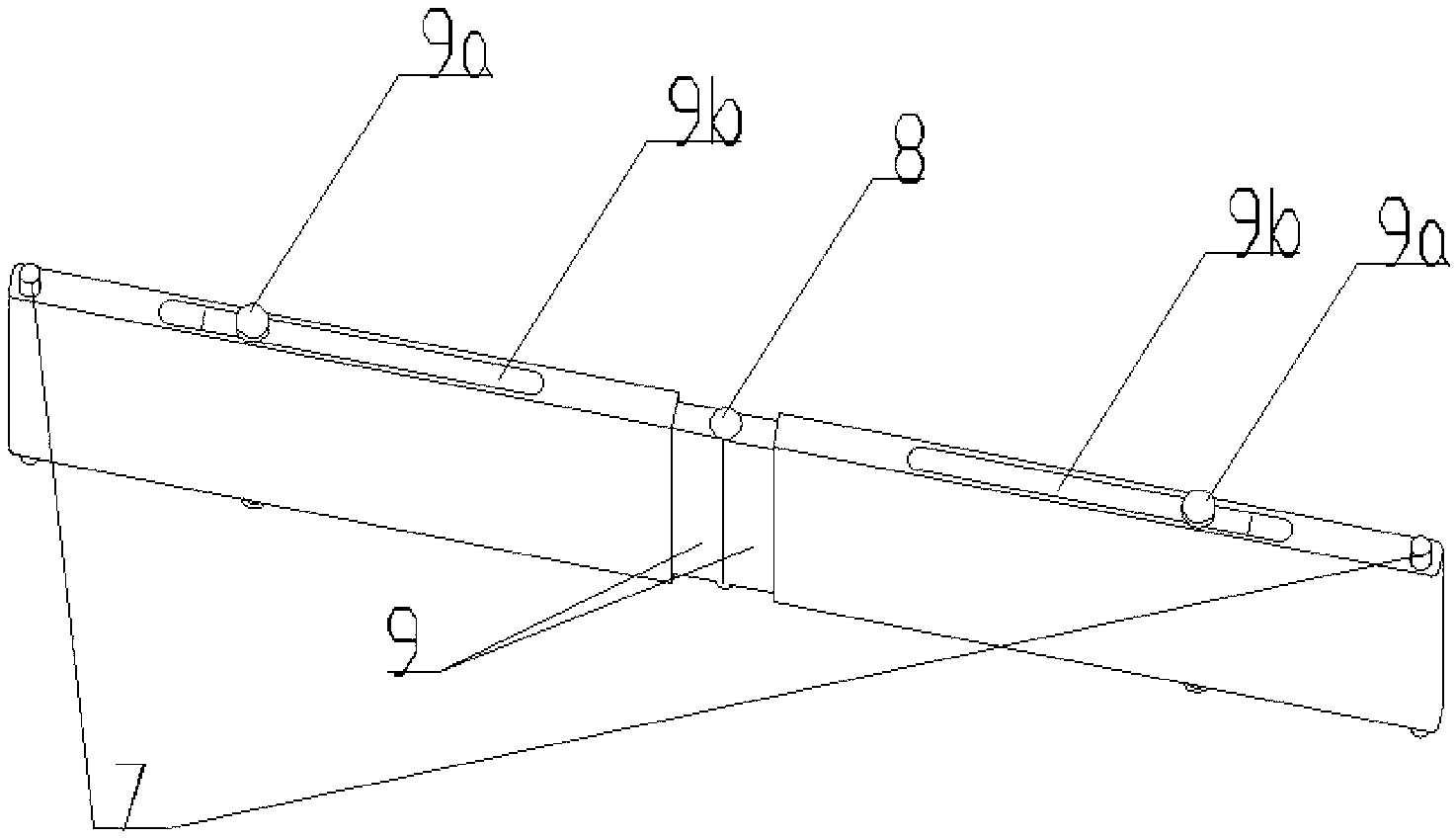 Foldable type truck compartment