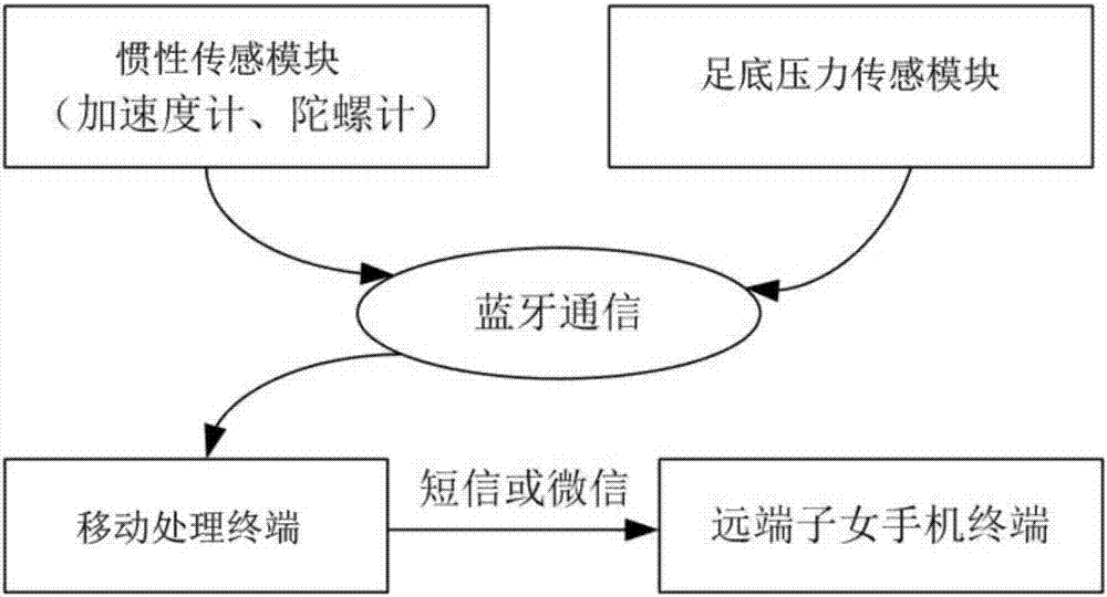 Elder fall-down monitoring device and fall-down risk assessment method