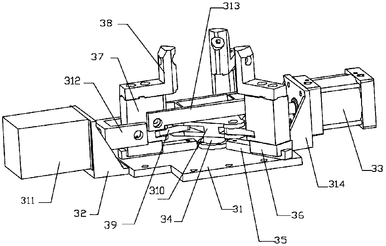 Clamping device for metal product