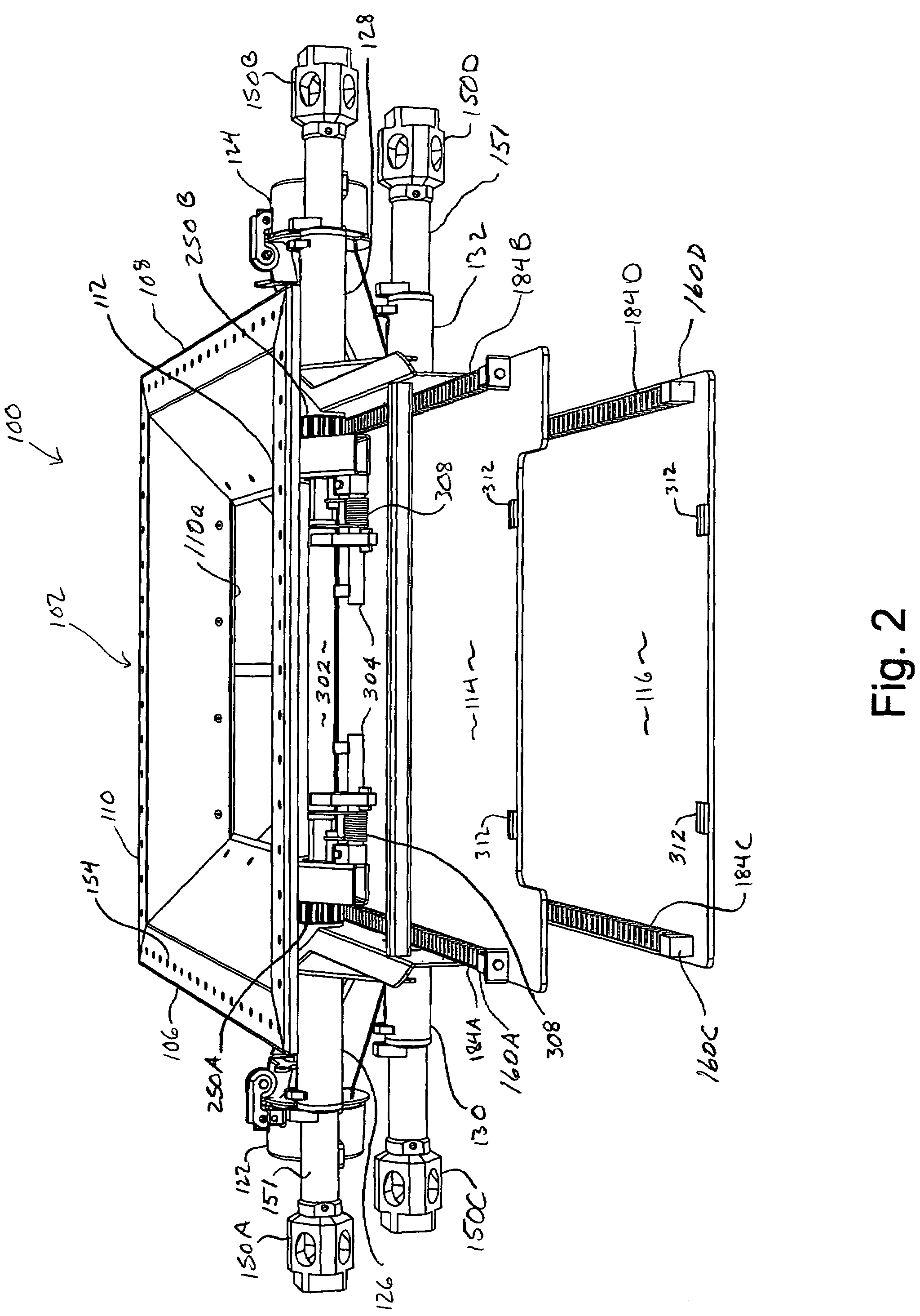 Drive system for a railway hopper car discharge gate